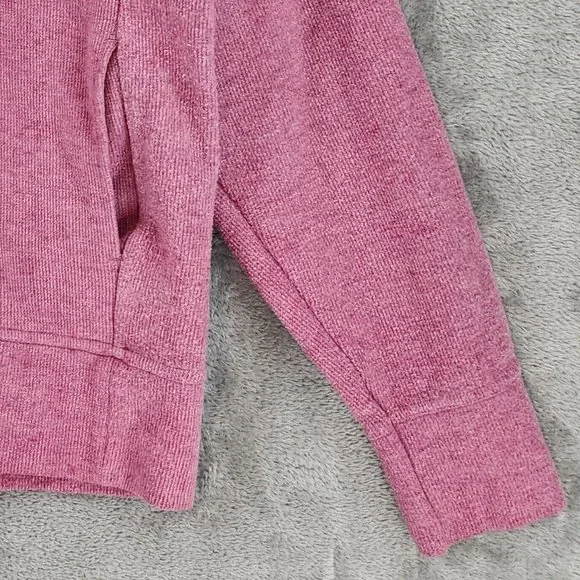 Nike Sweatshirt Womens Small Pink 1/4 Zip Therma Fit Athletic Casual Pullover - Picture 8 of 10
